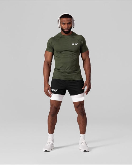 TETRA-LITE 5" LINER SHORT - SLATE BLACK "REFLECTIVE CLASSIC"